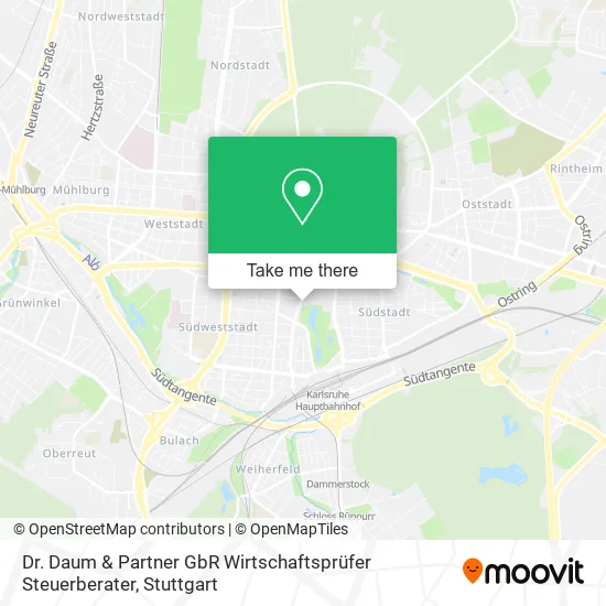 Карта Dr. Daum & Partner GbR Wirtschaftsprüfer Steuerberater