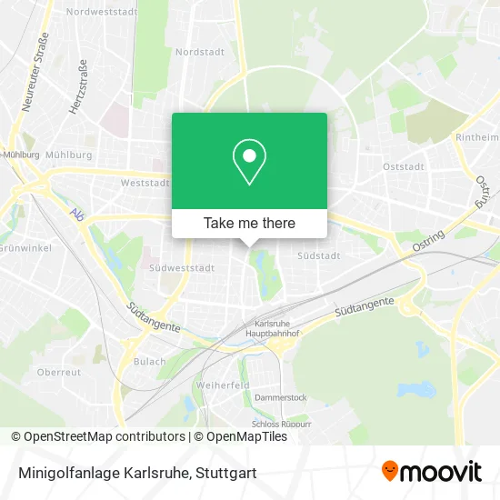 Карта Minigolfanlage Karlsruhe