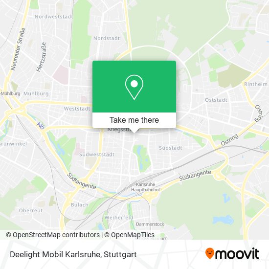 Deelight Mobil Karlsruhe map