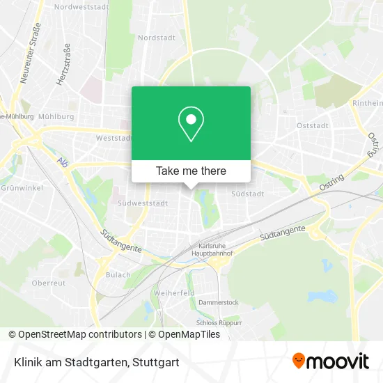 Карта Klinik am Stadtgarten