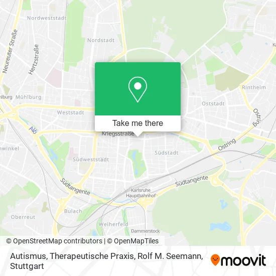 Карта Autismus, Therapeutische Praxis, Rolf M. Seemann