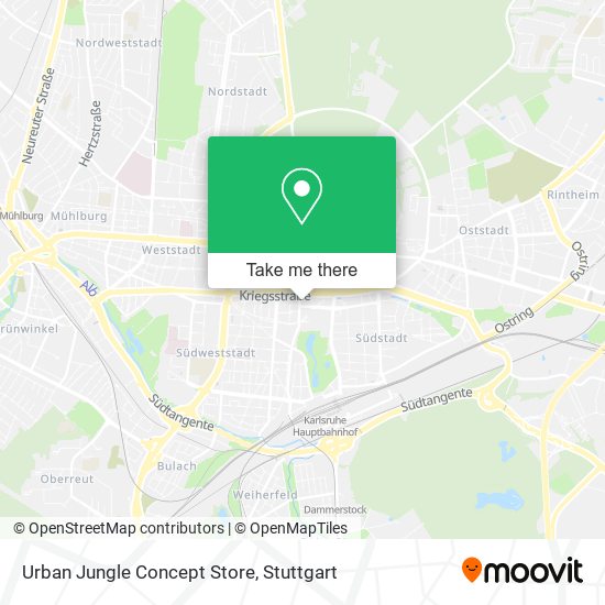 Карта Urban Jungle Concept Store