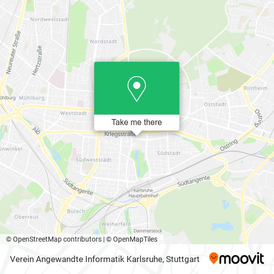 Verein Angewandte Informatik Karlsruhe map