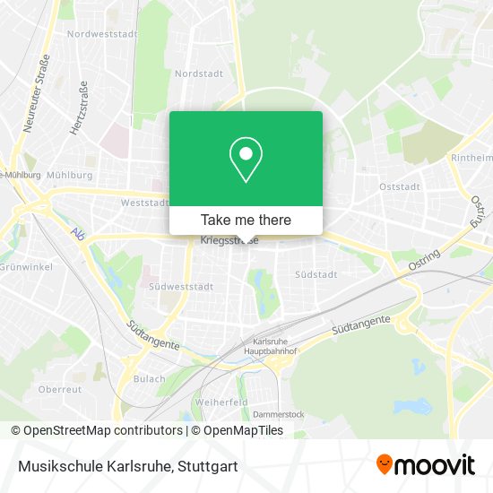 Musikschule Karlsruhe map
