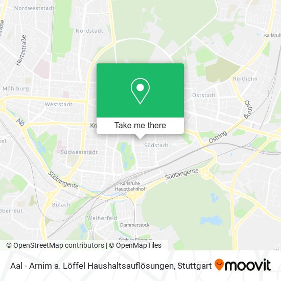 Aal - Arnim a. Löffel Haushaltsauflösungen map