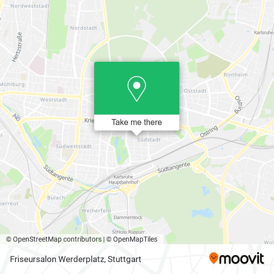 Friseursalon Werderplatz map