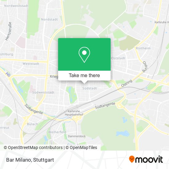 Карта Bar Milano