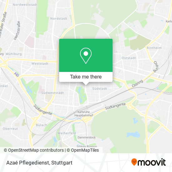Azaé Pflegedienst map
