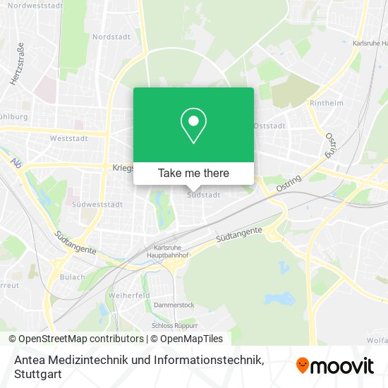 Antea Medizintechnik und Informationstechnik map