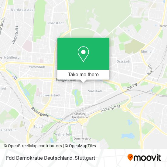 Fdd Demokratie Deutschland map