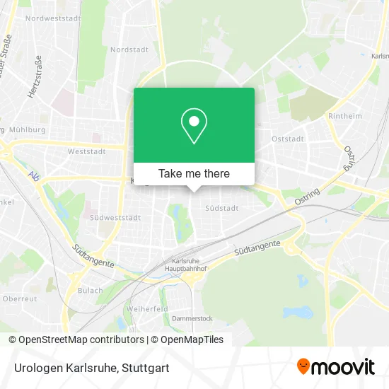 Карта Urologen Karlsruhe