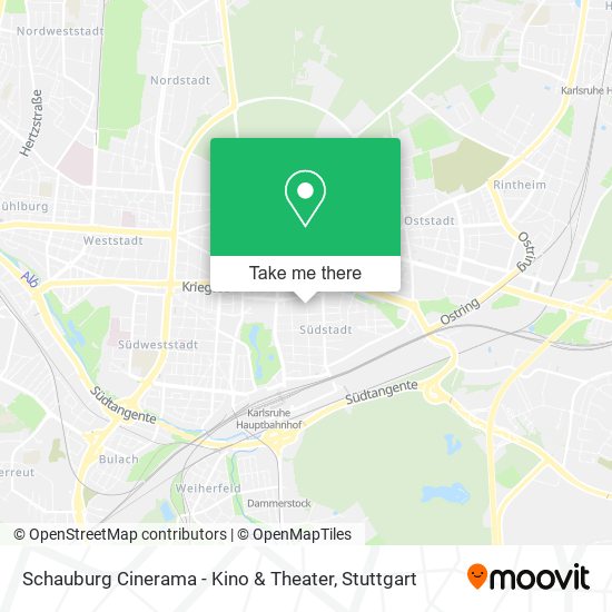 Schauburg Cinerama - Kino & Theater map