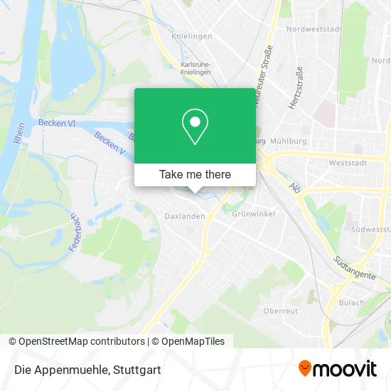 Карта Die Appenmuehle