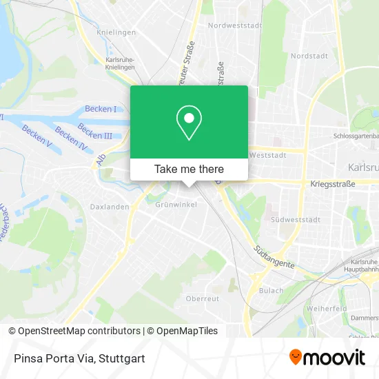 Карта Pinsa Porta Via