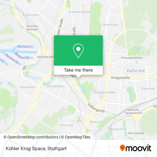 Карта Kühler Krug Space