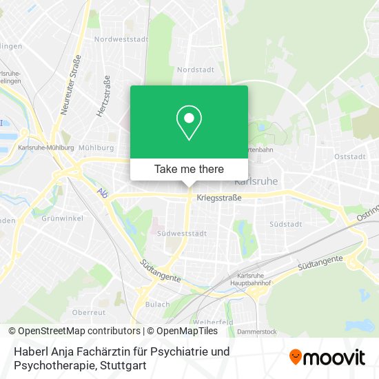Haberl Anja Fachärztin für Psychiatrie und Psychotherapie map