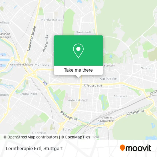 Карта Lerntherapie Ertl