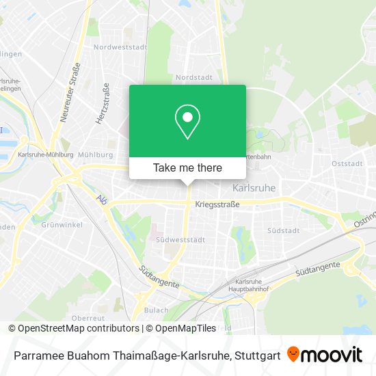 Parramee Buahom Thaimaßage-Karlsruhe map