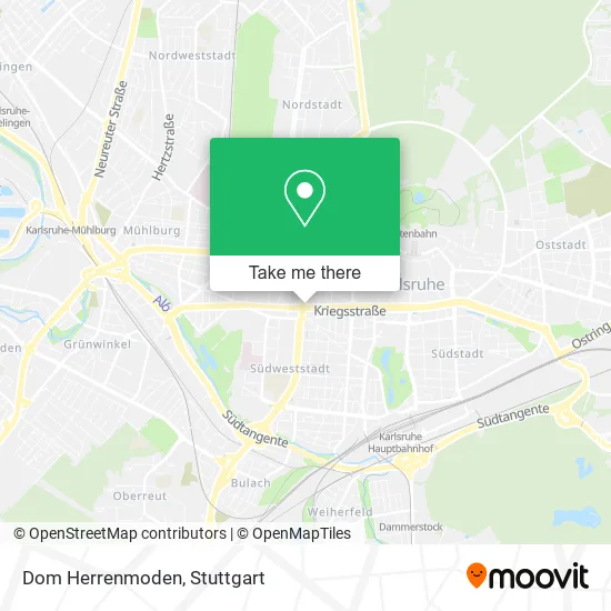 Карта Dom Herrenmoden