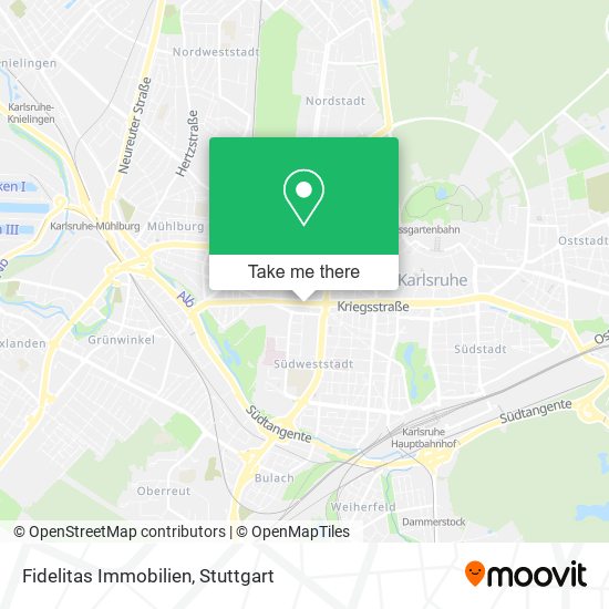 Fidelitas Immobilien map