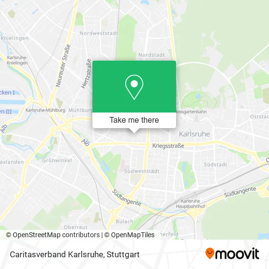 Карта Caritasverband Karlsruhe
