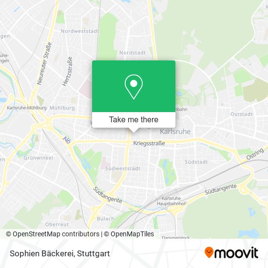 Sophien Bäckerei map