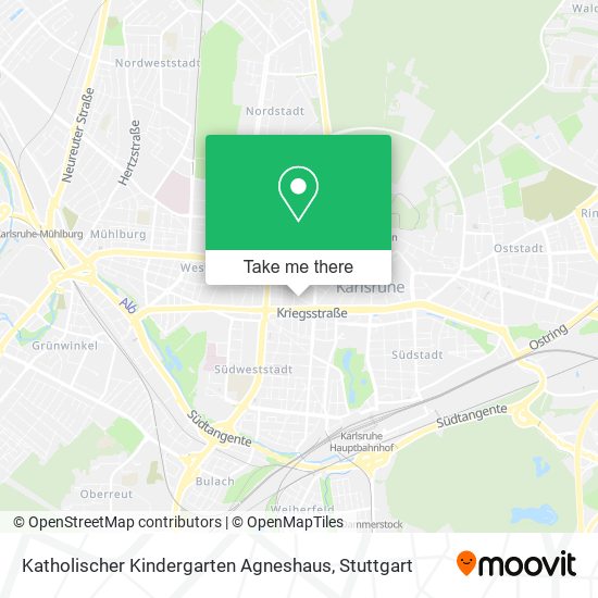 Katholischer Kindergarten Agneshaus map