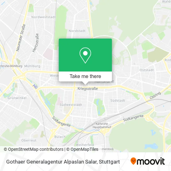 Карта Gothaer Generalagentur Alpaslan Salar