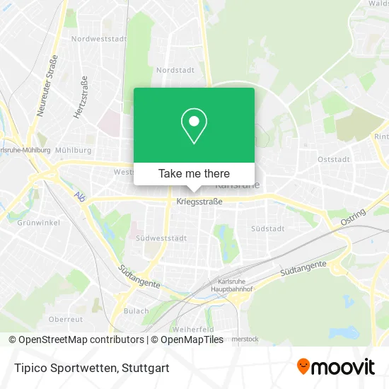 Карта Tipico Sportwetten