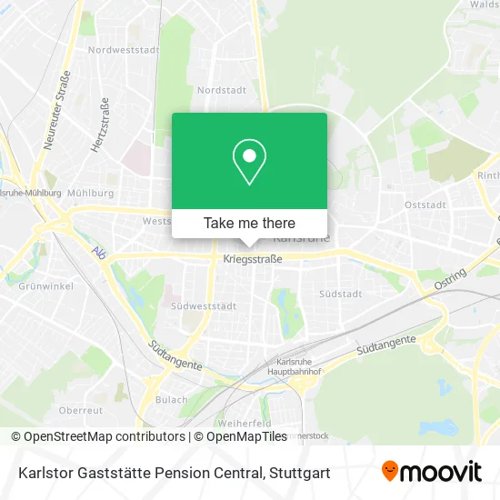 Карта Karlstor Gaststätte Pension Central
