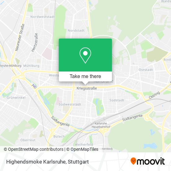 Карта Highendsmoke Karlsruhe