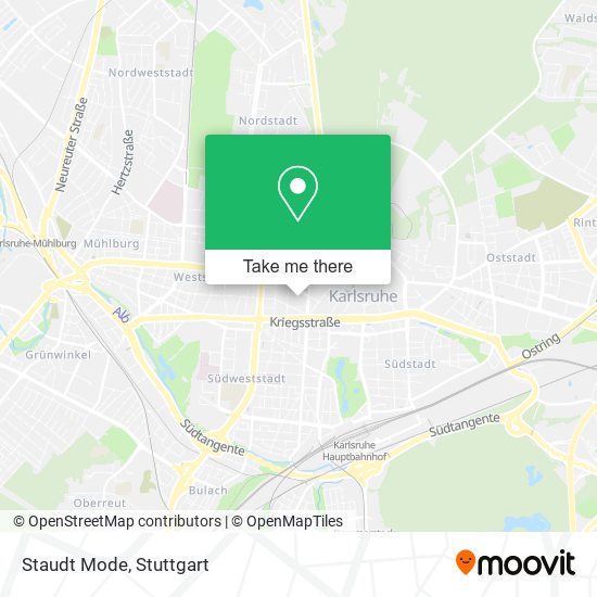 Карта Staudt Mode