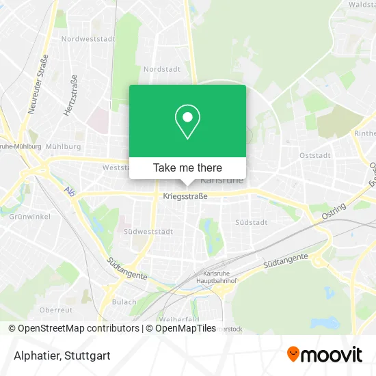 Карта Alphatier