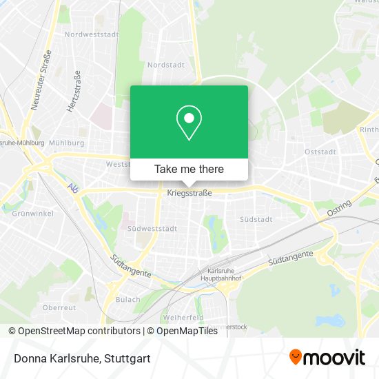 Карта Donna Karlsruhe