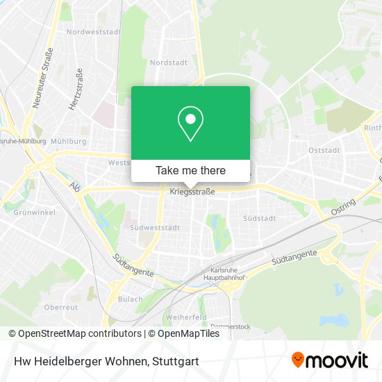 Hw Heidelberger Wohnen map