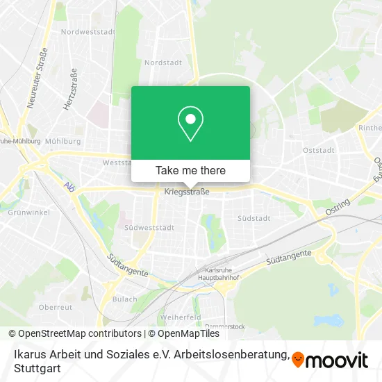 Карта Ikarus Arbeit und Soziales e.V. Arbeitslosenberatung