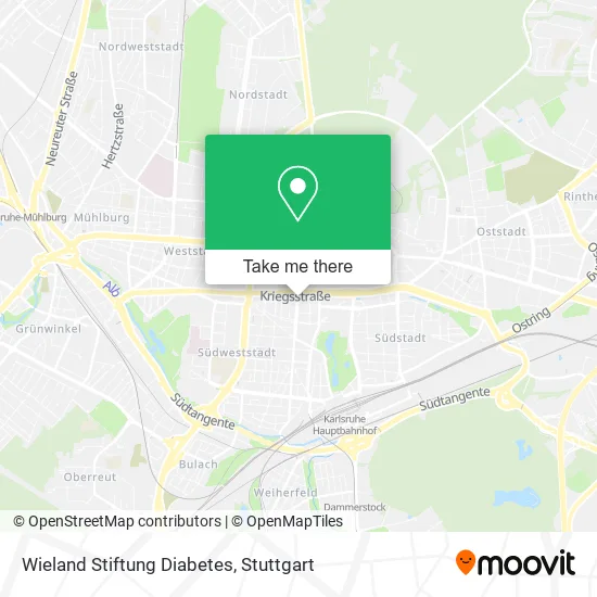 Карта Wieland Stiftung Diabetes