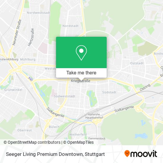 Seeger Living Premium Downtown map