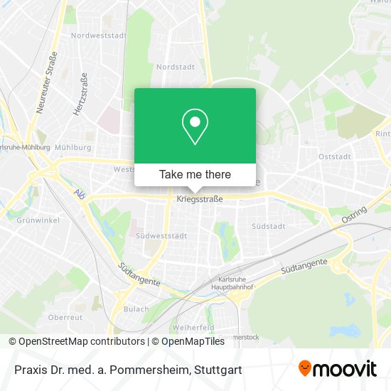 Praxis Dr. med. a. Pommersheim map