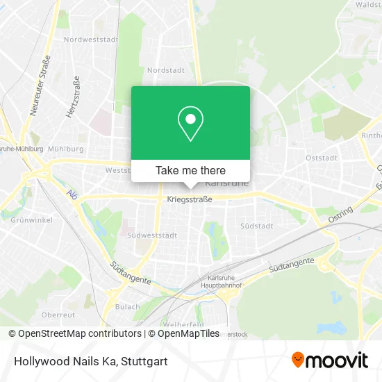 Карта Hollywood Nails Ka
