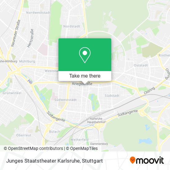 Карта Junges Staatstheater Karlsruhe