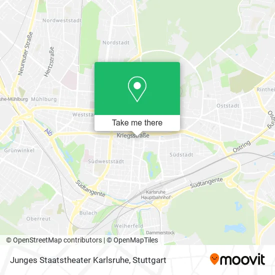 Карта Junges Staatstheater Karlsruhe