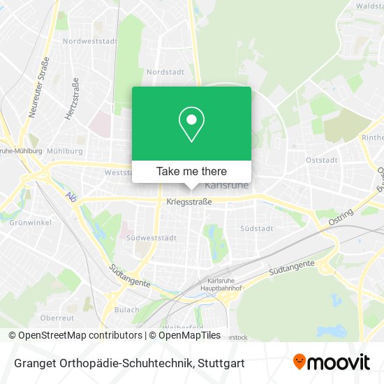 Карта Granget Orthopädie-Schuhtechnik