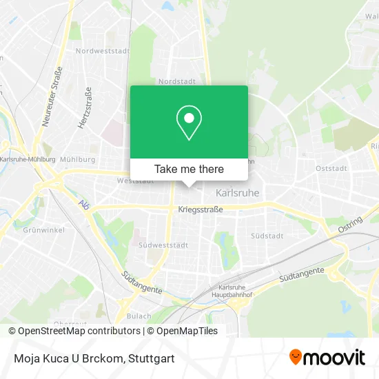 Карта Moja Kuca U Brckom