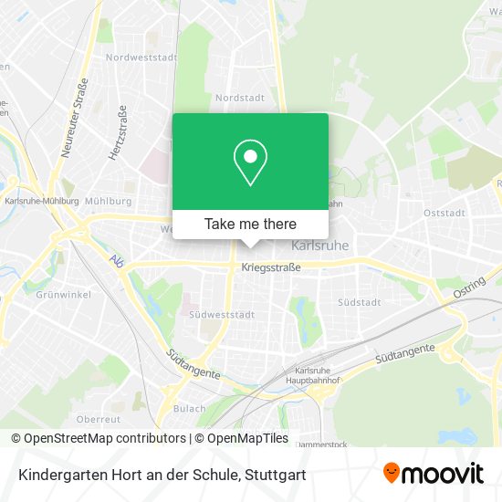 Kindergarten Hort an der Schule map