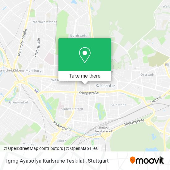 Igmg Ayasofya Karlsruhe Teskilati map