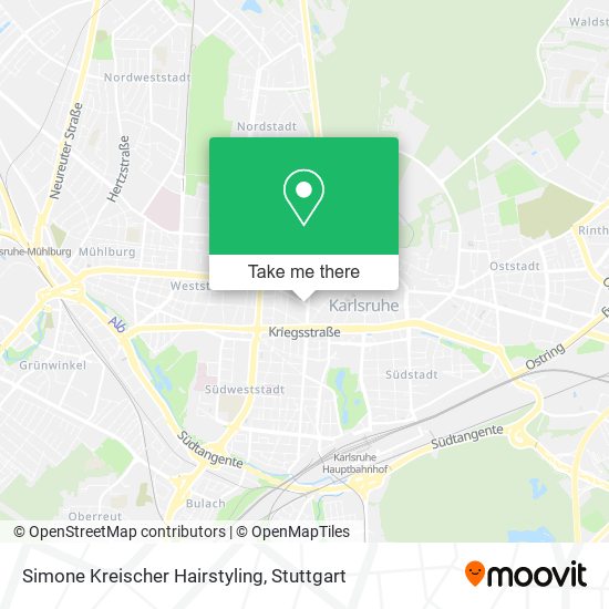 Simone Kreischer Hairstyling map
