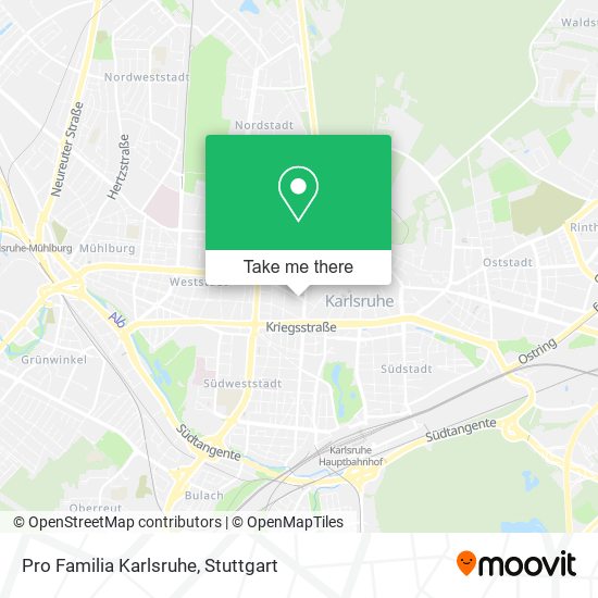 Карта Pro Familia Karlsruhe