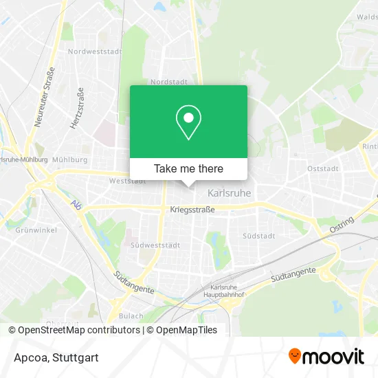 Карта Apcoa