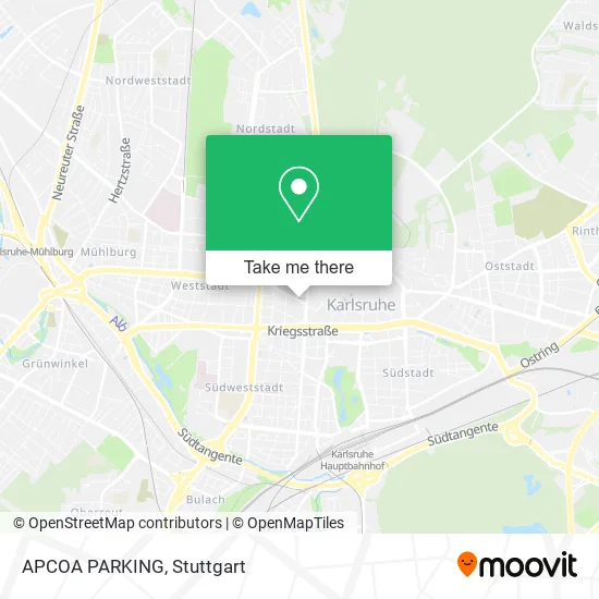 Карта APCOA PARKING